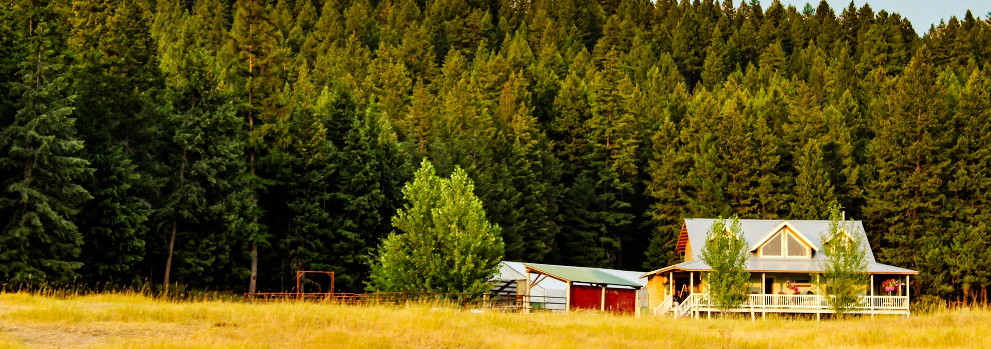 Farm House In Montana